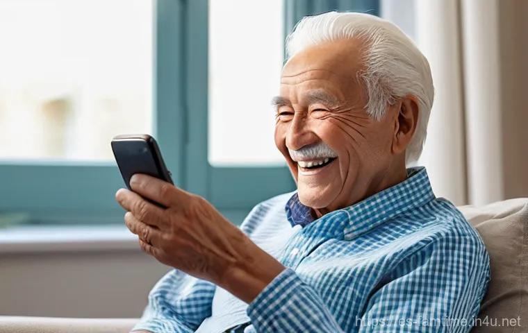 부모님을 위한 스마트폰 활용법 - **Prompt 1: Empowered Elder Learning Technology**
    "A vibrant, senior woman in her early 70s, wit...